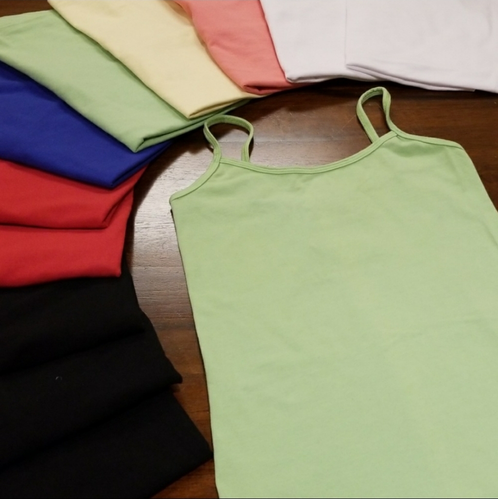 Nwt Set Of 11 Prairie Cotton X-Long Tanks